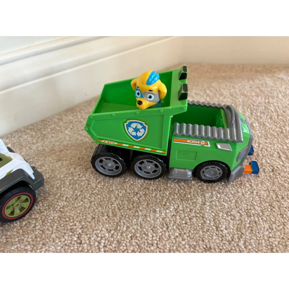 Bundle 6 Paw Patrol‎ Rescue Vehicles & pups 3 dogs 3 cars